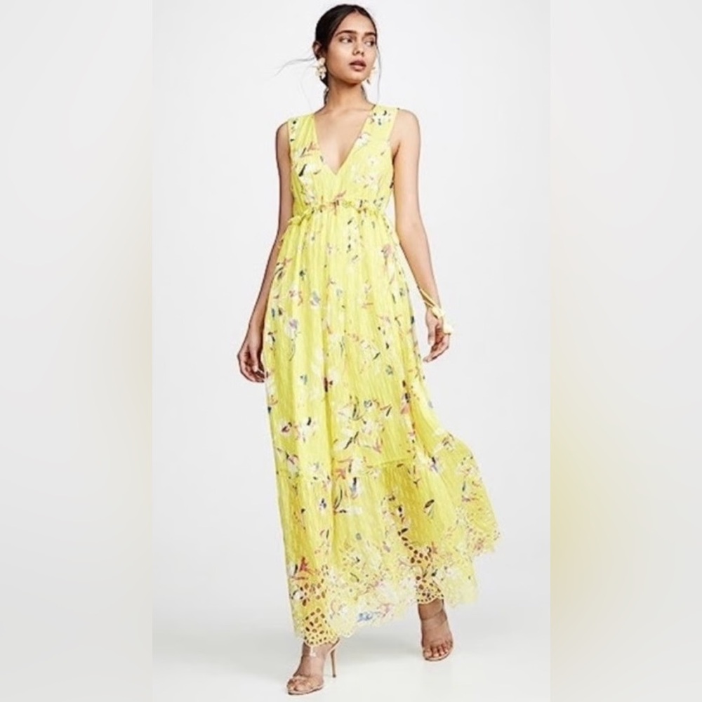 TANYA TAYLOR Catalina Silk Maxi Dress, Never Worn, Size 2